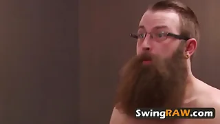 Open minded swinger couple is obtainable for their prankish orgy together&period;