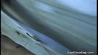 Gay Gloryholes and Gay Big Load of shit Fucking 16